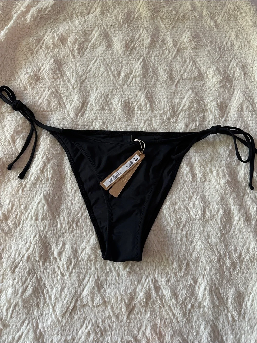 SKIMS Signature Swim Dipped Tie Bikini Bottom - NWT